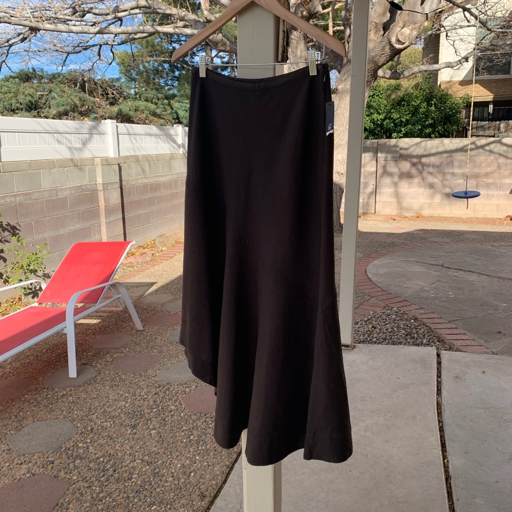 NIC+ZOE Black Asymmetrical Skirt